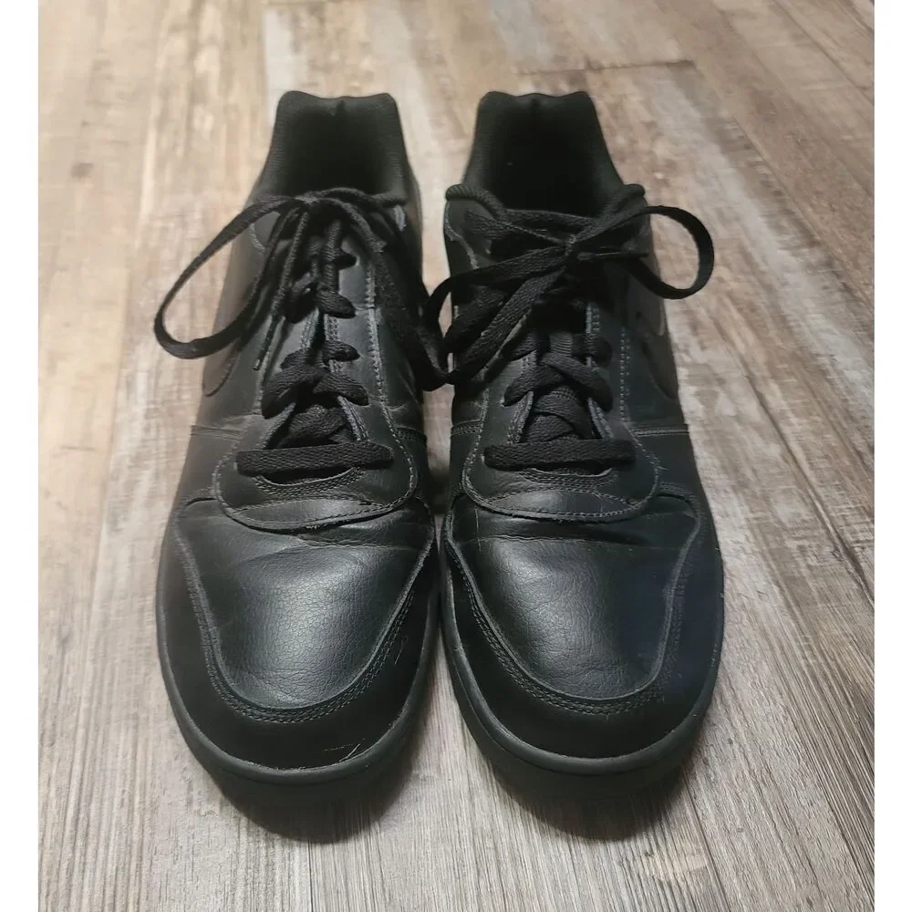 Nike Ebernon Low Mens Size 13 Black Leather AQ1775-003 - Picture 3 of 6